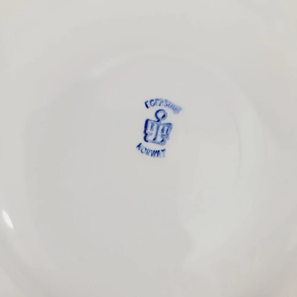 Vtg Egersund Norway TANA Brown Retro Appetizer Dessert Bread & Plates – Set of 4